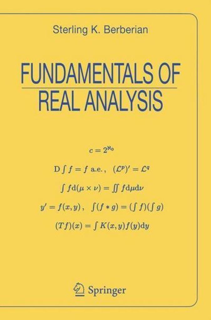 Fundamentals of Real Analysis