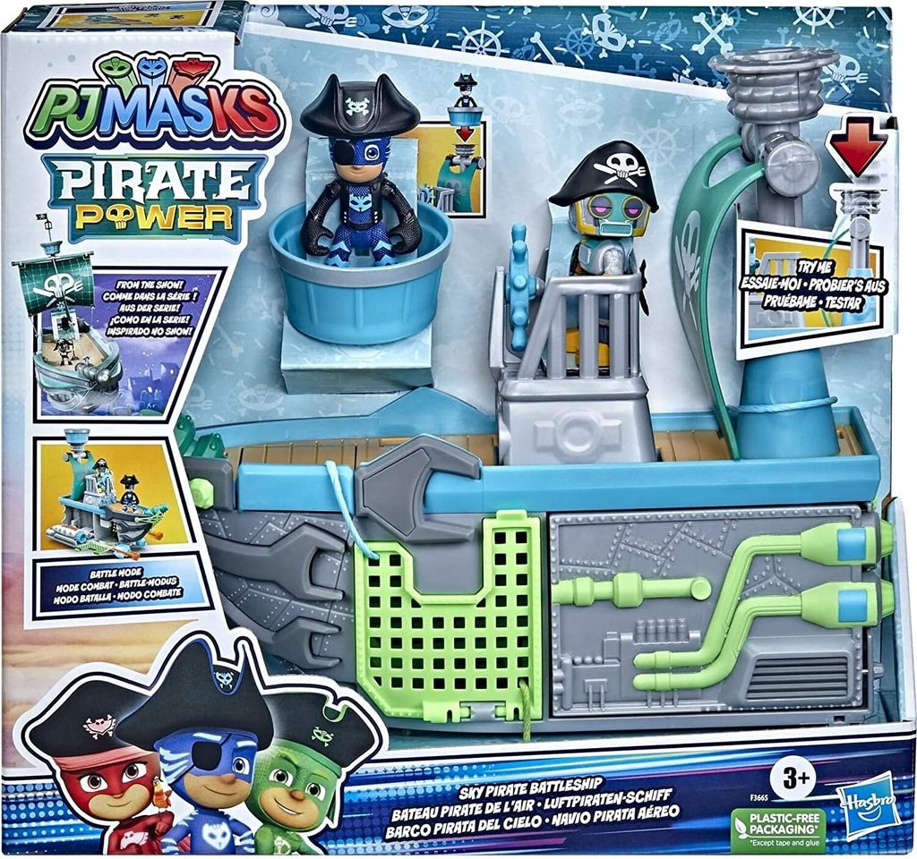 Hasbro PJ Masken Pyjamers Piratenschiff Macht