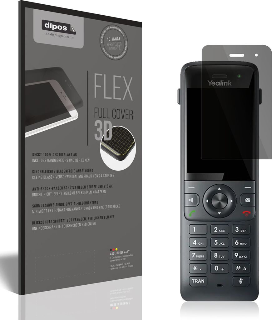 Full Cover Privacy Blickschutzfolie für Yealink AX83H Folie Anti-Shock