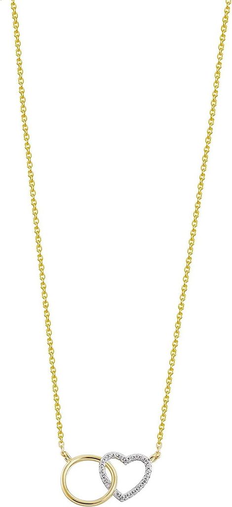 Xenox Damen 925 Sterling Silber Halskette mit Herz-Anhänger Produktbild 