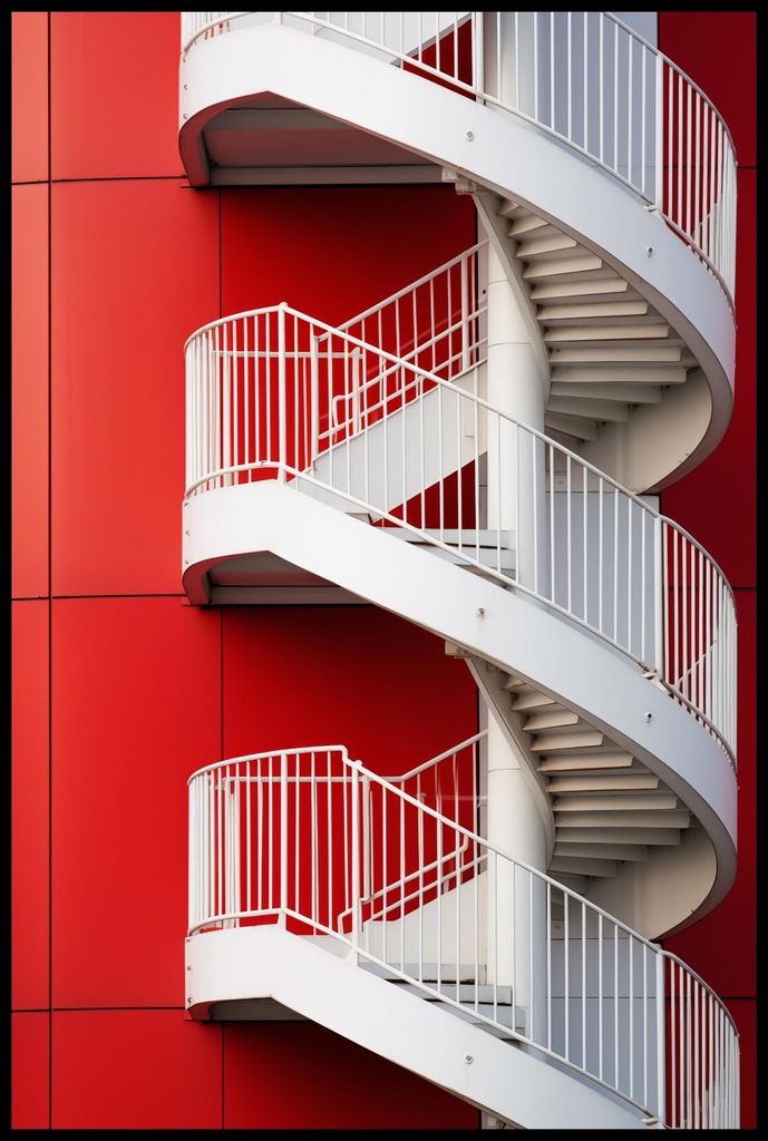 Plakat 61x91,5cm Treppe zum Himmel