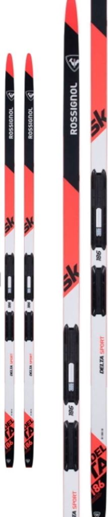 Rossignol Delta Sport Skating Skatingski Langlaufski ohne Bindung weiß NEU 163