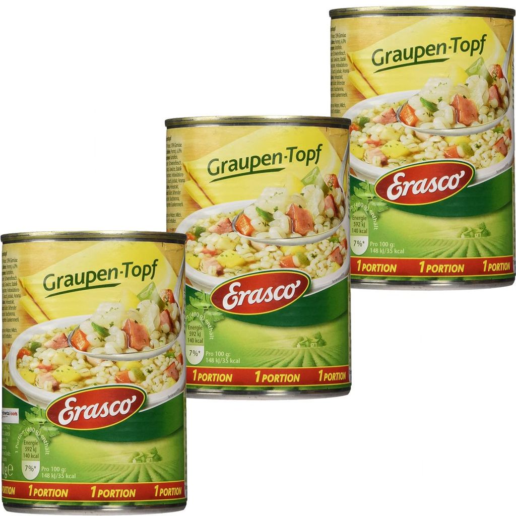 Erasco Potée de Gris avec beaucoup d'orge perlé et de Image du produit 