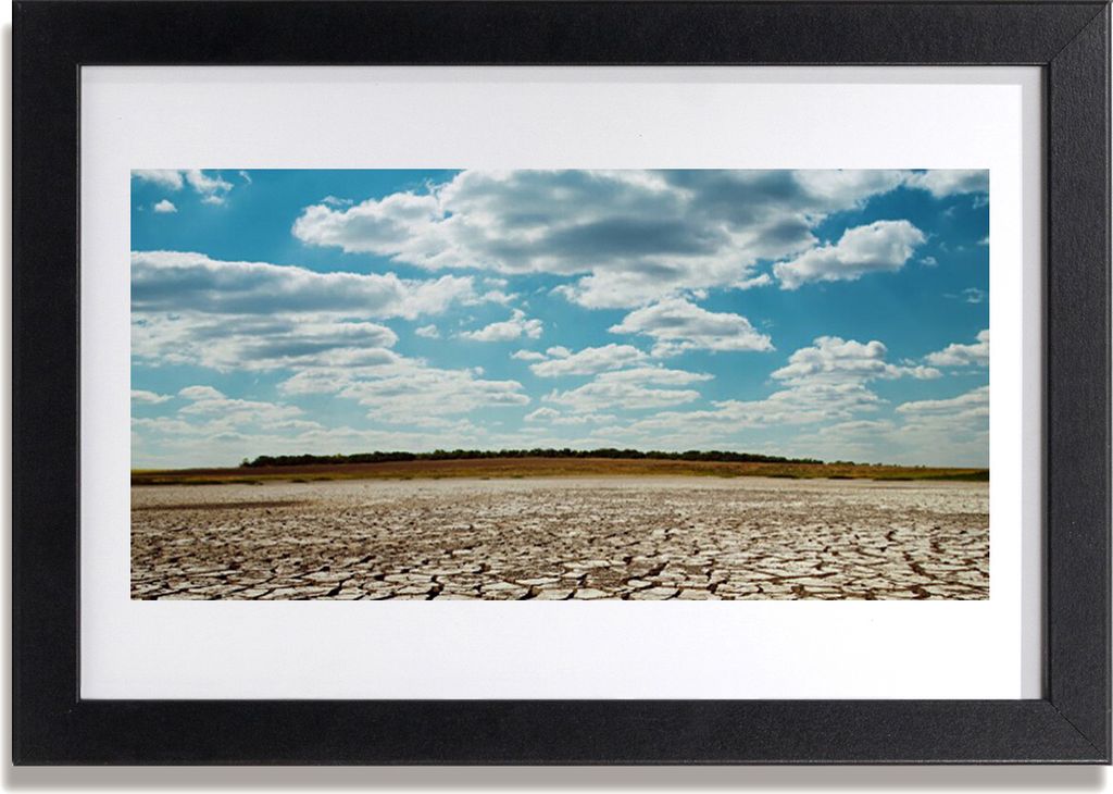 Bild 30x20 MDF-Rahmen Wandkunst Landschaft, Wüste, Sand