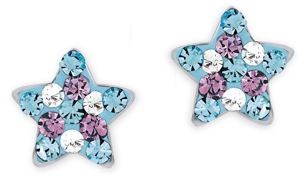 Mädchen Ohrstecker Sterne von Prinzessin Lillifee aus 925er Produktbild 