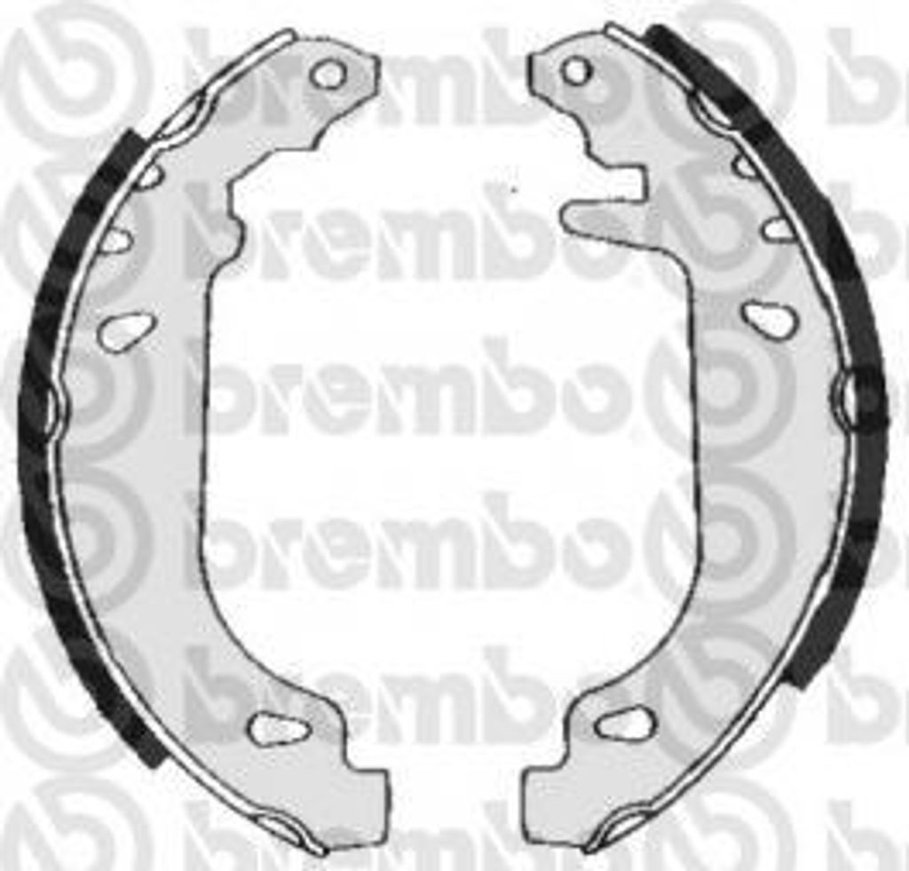 Brembo Bremsbackensatz Hinterachse S 68 520