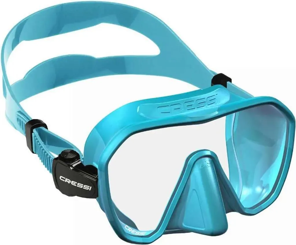 Masque Cressi Zs2 Medium Bleu en silicone - Étanchéité et grand angle
