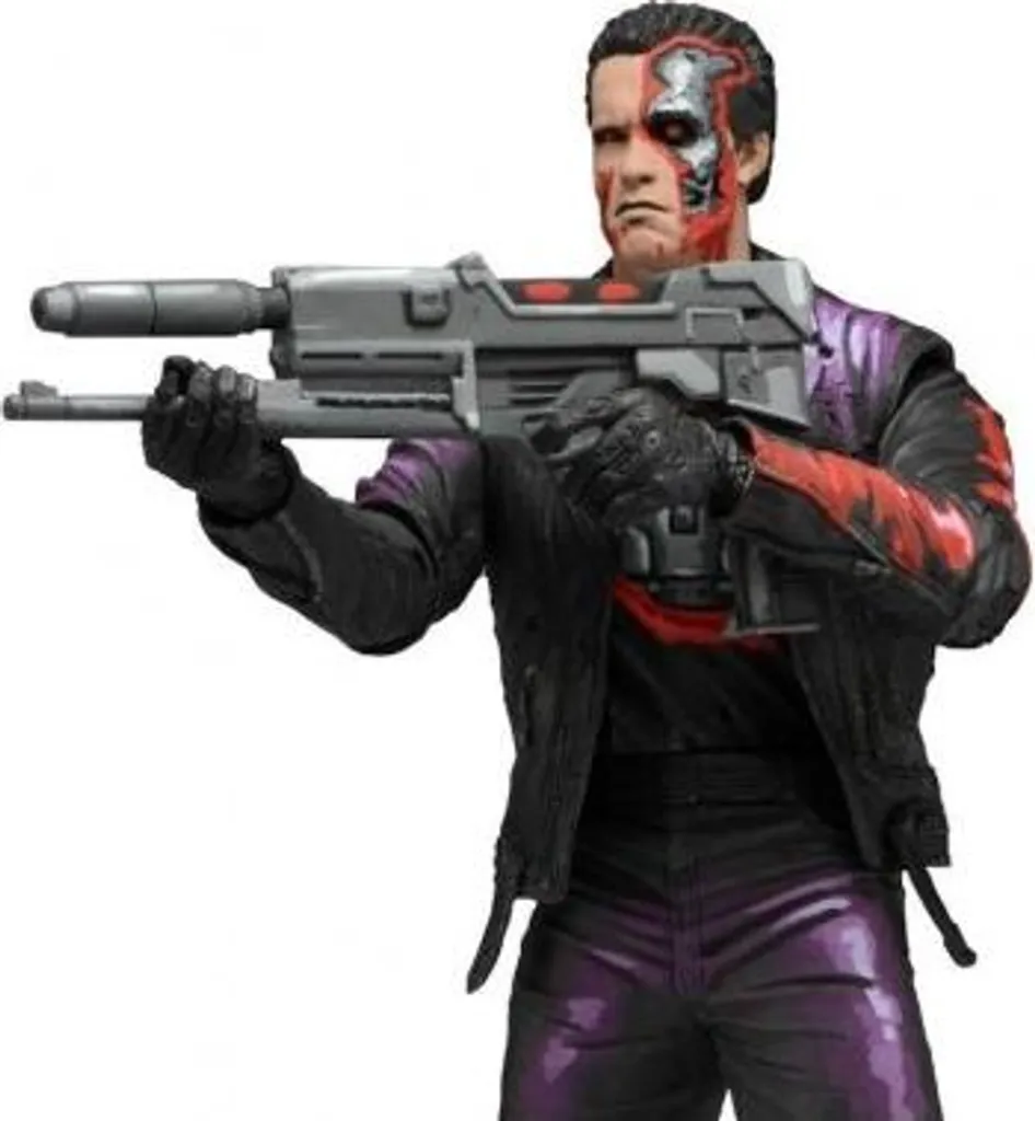 Figurine T800 RoboCop vs Terminator pour Décoration Geek et Diorama
