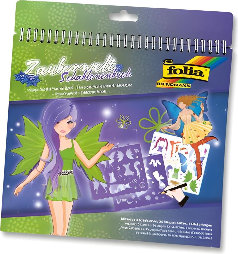 Schablonenbuch Zauberwelt groß Produktbild 