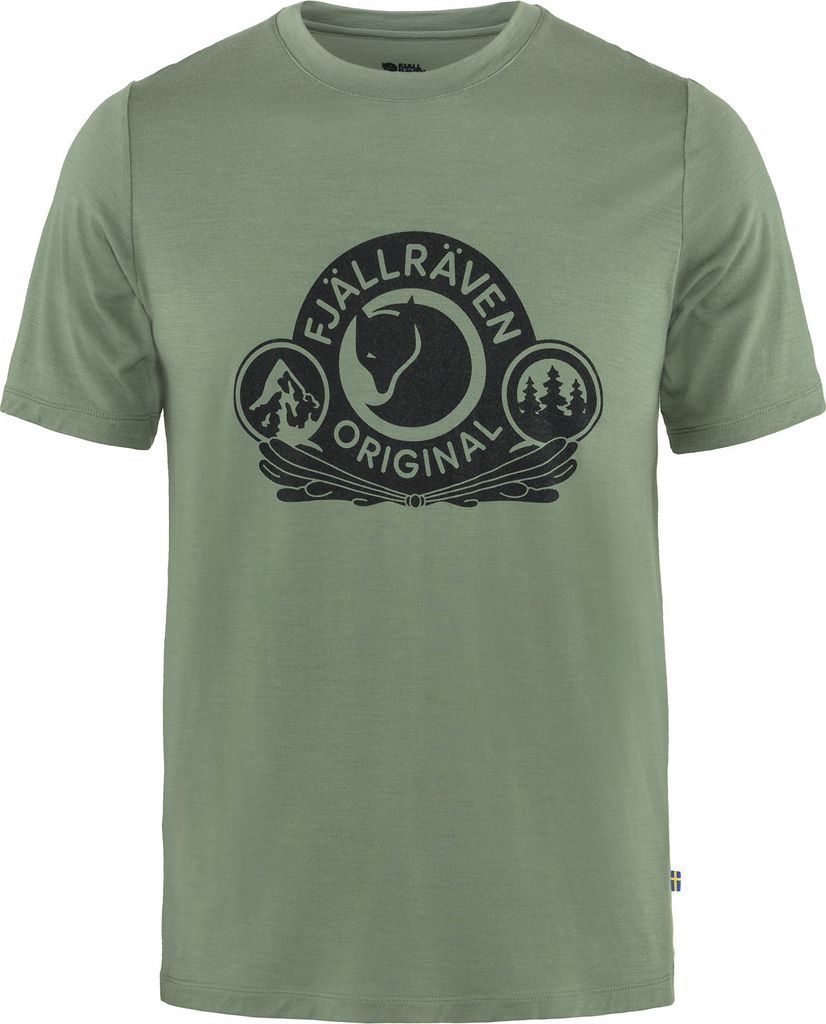 Fjällräven Abisko Wool Classic SS M Patina Green S T-Shirt