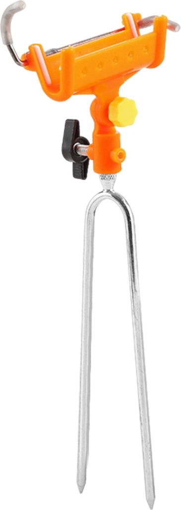 Selbstsichernder Angelrutenhalter, verstellbar, leicht, robust, für Seeangeln, Ständer, Erdspieß, Angelzubehör für den Außenbereich