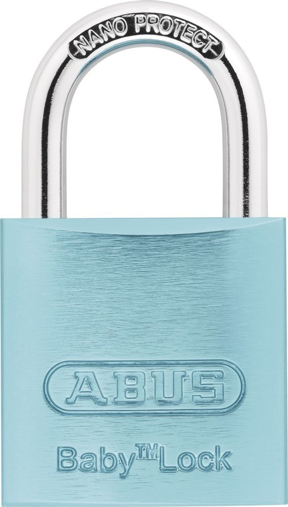 ABUS Vorhangschloss 645TI Baby Lock (Farbe: hellblau) Farbe: hellblau