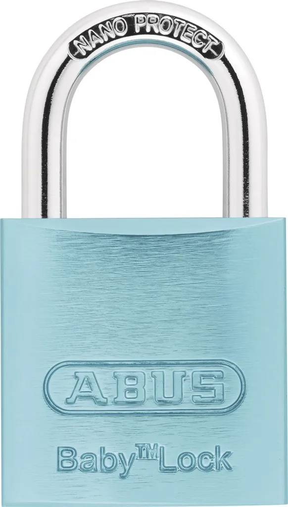 Cadenas ABUS 645TI Titalium Baby Lock Bleu Clair - Sécurité Robuste