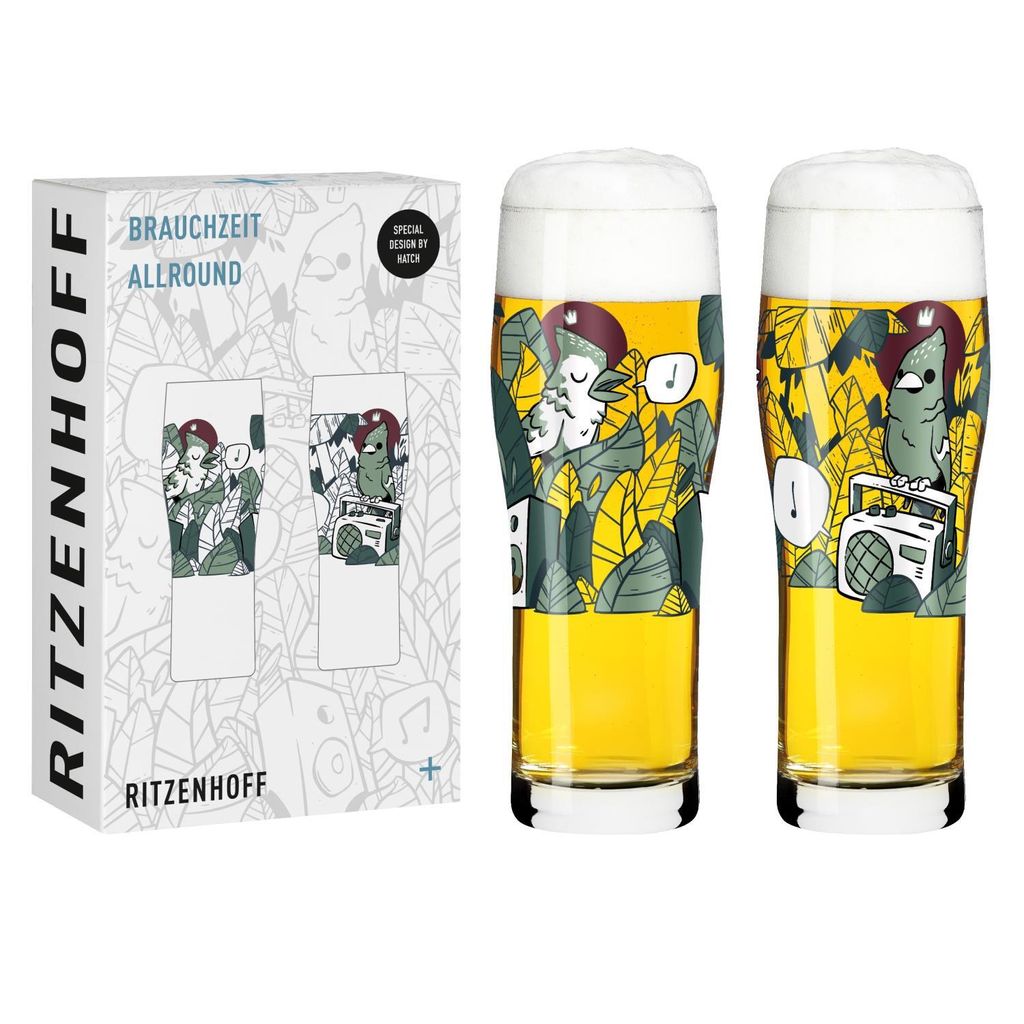Brauchzeit Allround Glas-Set #5, #6 Von Hatch