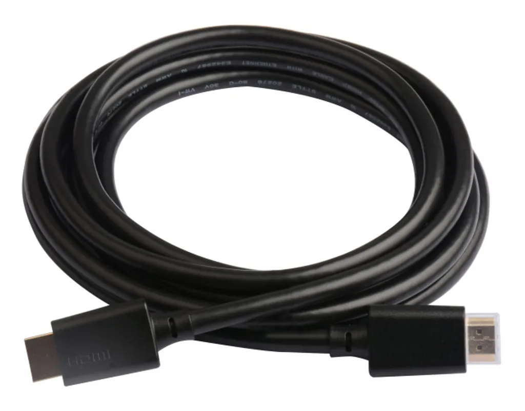 Câble HDMI 2.1 48Gbps 8K 60Hz avec HDR Dynamique Longueur 1m Noir Techly