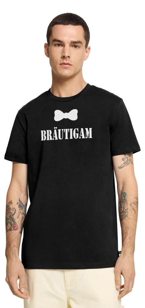 Spreadshirt JGA Männer | Bräutigam Männer Premium T-Shirt, S, Schwarz