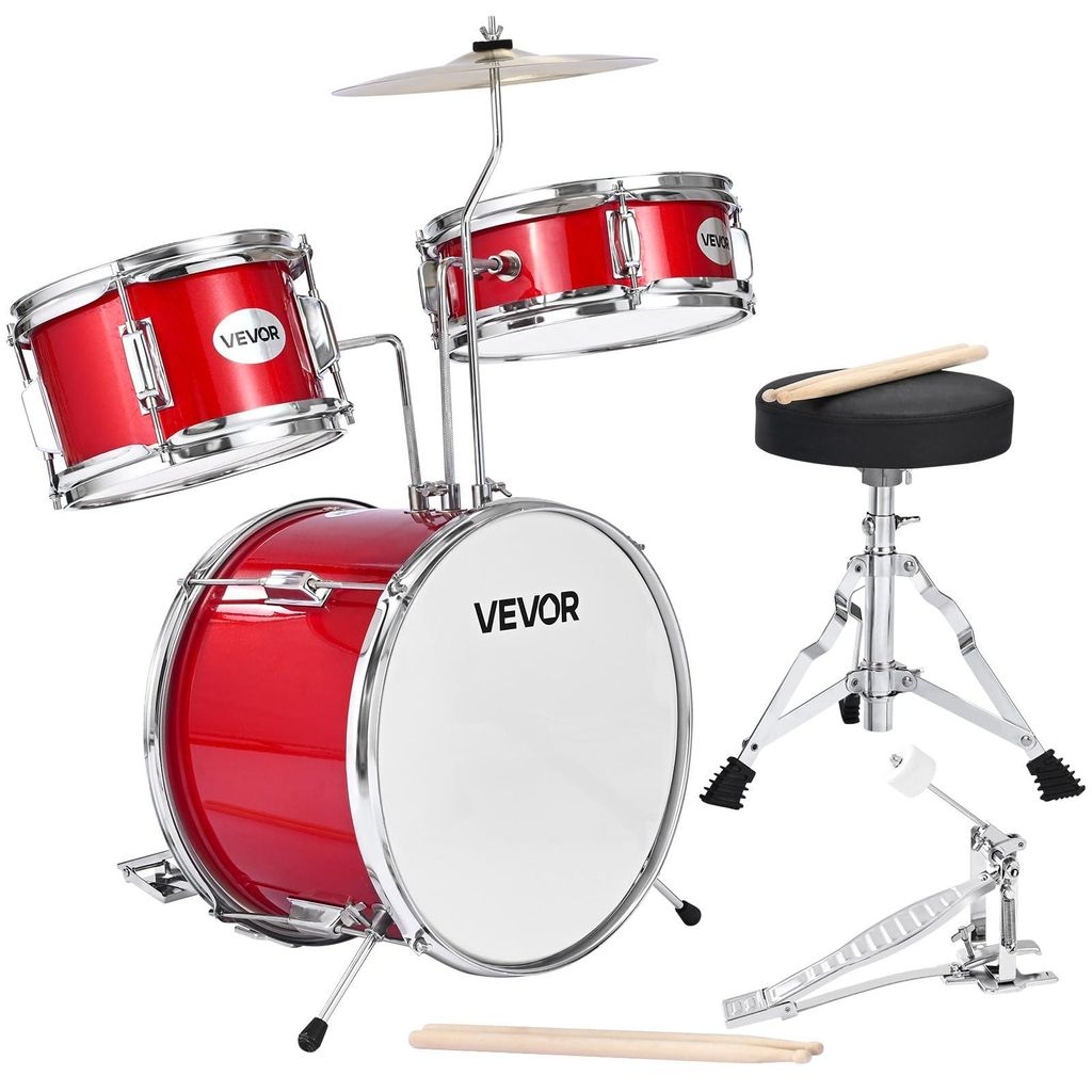VEVOR Schlagzeug Set, 3-teilig, Drum Kit mit 35,6 cm Produktbild 