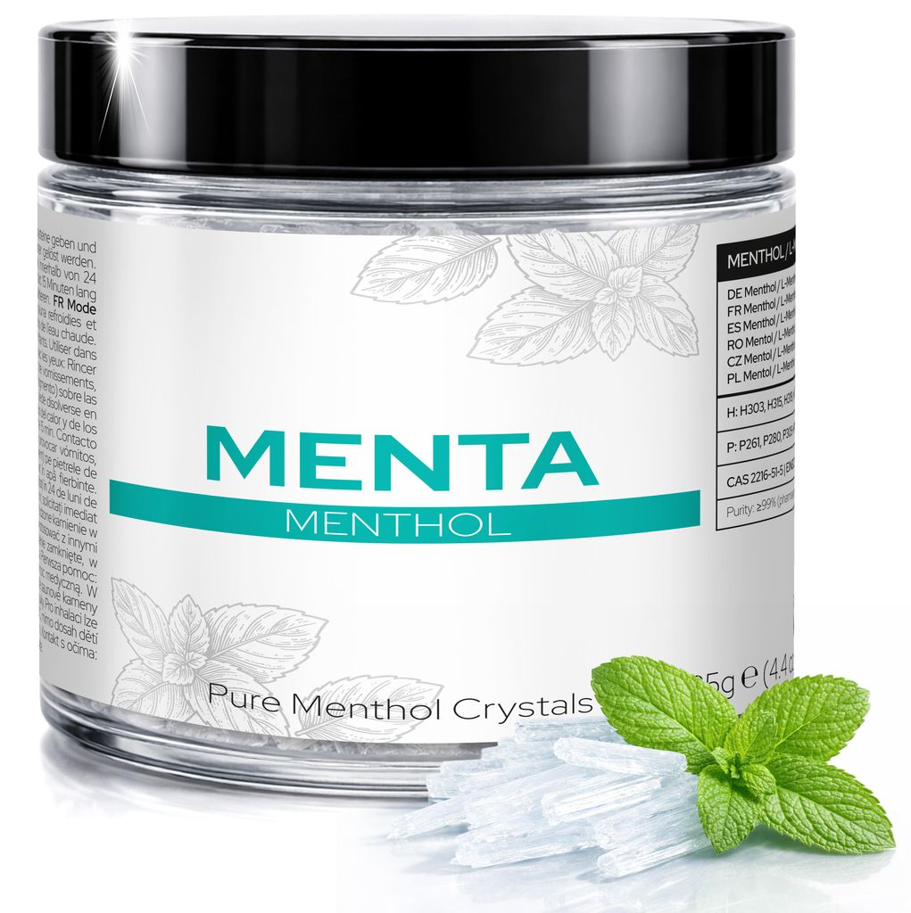 MENTA - Reine Mentholkristalle, 125 g Produktbild 