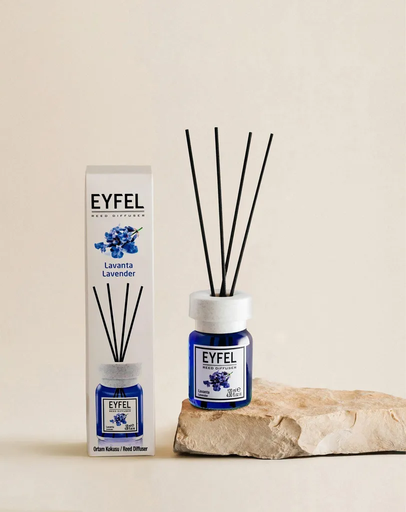 Parfum d'ambiance EYFEL Lavande 120 ml - Diffuseur à bâtonnets Premium - 9
