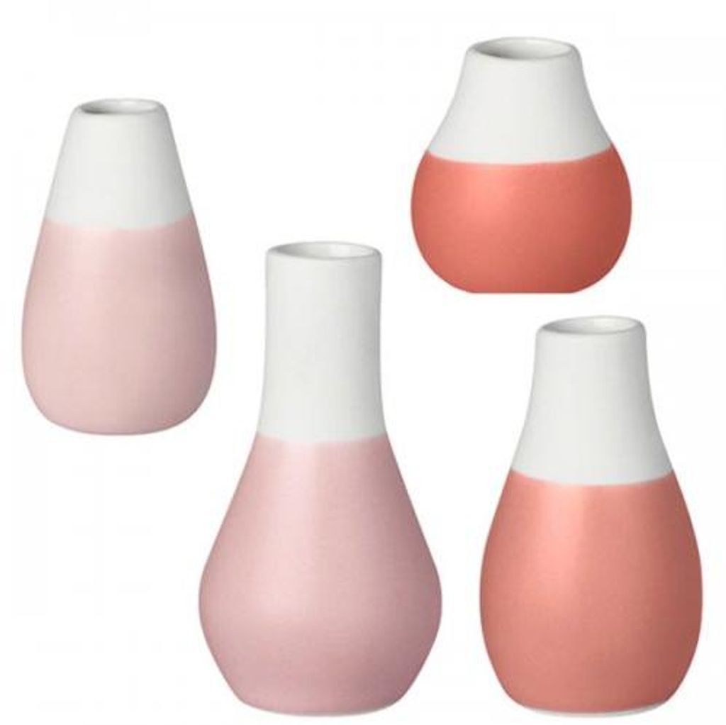 Räder Design Minivasen Zuhause Vasen Rot (4-teilig) Produktbild 