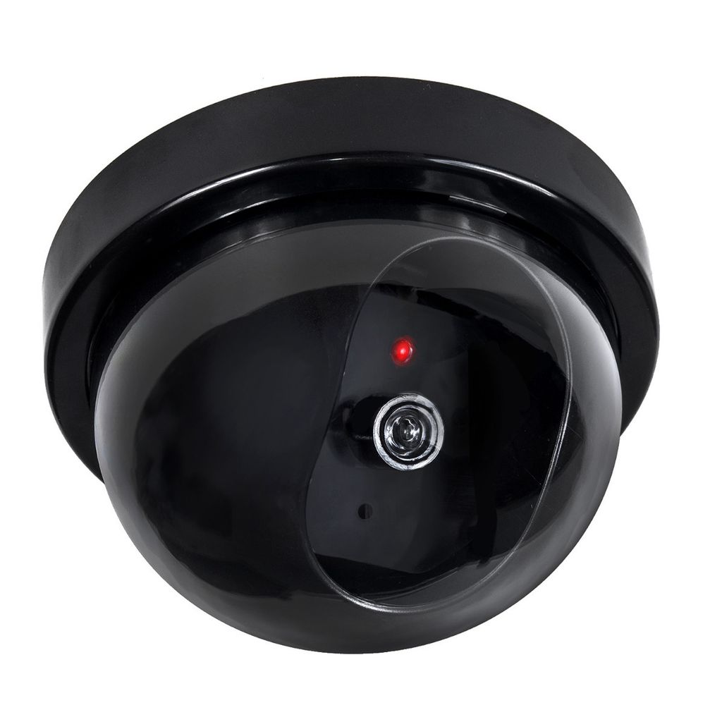 Dummy Cctv Kamera Kuppel Blinkende Led Überwachung Produktbild 
