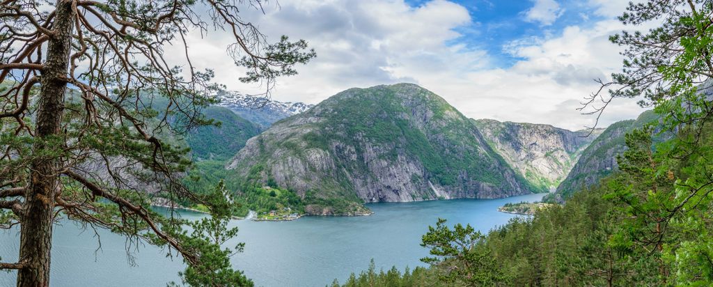 hansepuzzle 37242 - Norwegen Panorama-Puzzle 2000 Teile | Natur Puzzle, 2028 Teile, Natur, 60,0 x 46,0cm mit hochwertiger Aufbewahrung, Kartonbox &...