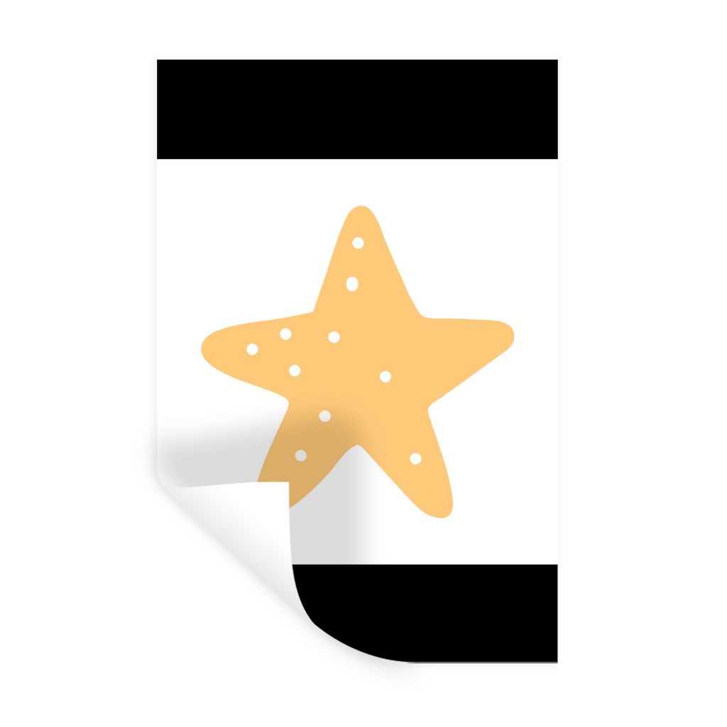 MuchoWow Wandtattoo Wandsticker Wandaufkleber Stern - Mädchen - Jungen - Punkte - Kinder 20x30 cm Selbstklebend und Repositionierbar - Sticker -...