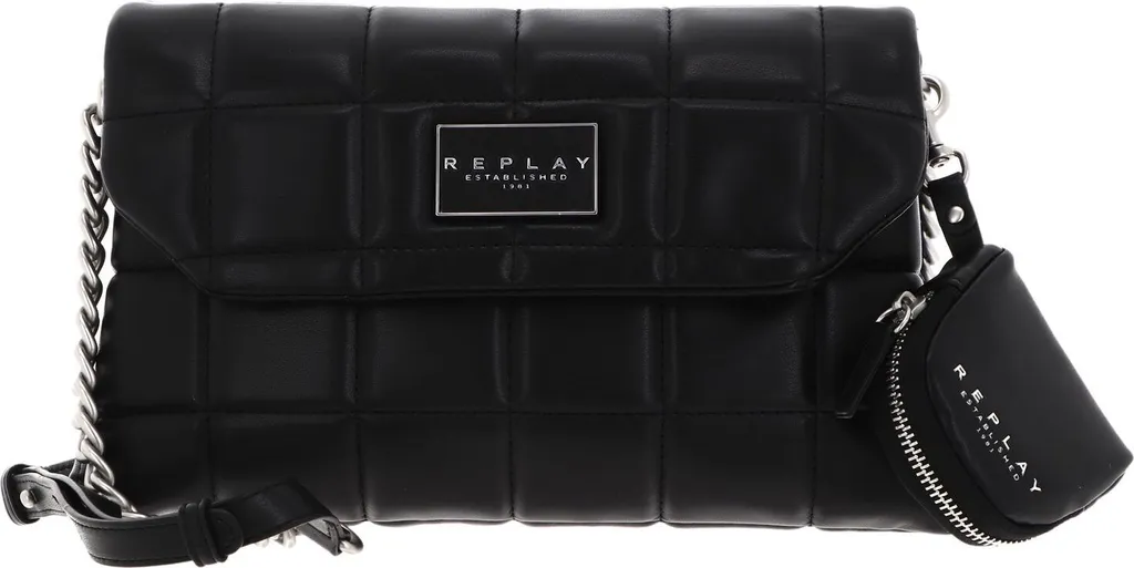 REPLAY borsa a tracolla Crossbody Bag Black nero