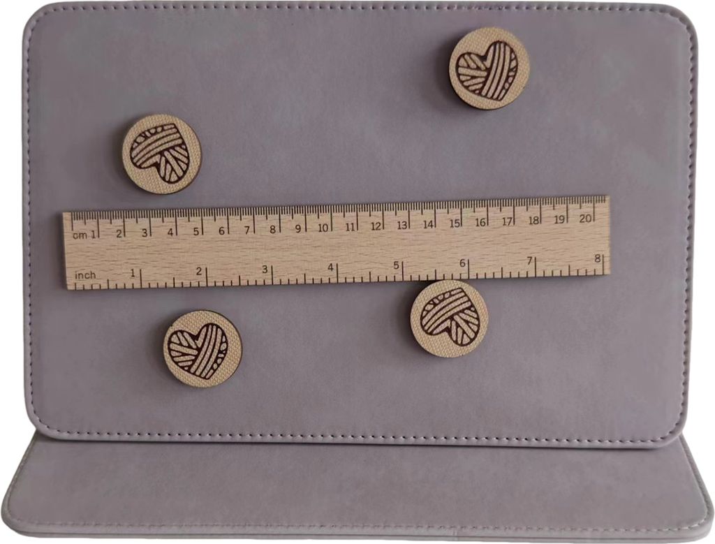 Magnetischer Strickmusterhalter, faltbarer Häkelmusterhalter, Kreuzstichmuster-Aufbewahrungsbrett, Nadelkunst-Bastelwerkzeug-Zubehör