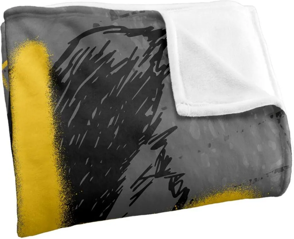 Plaid Harry Potter Hufflepuff Graffiti TV19037 Couverture de Canapé - 3