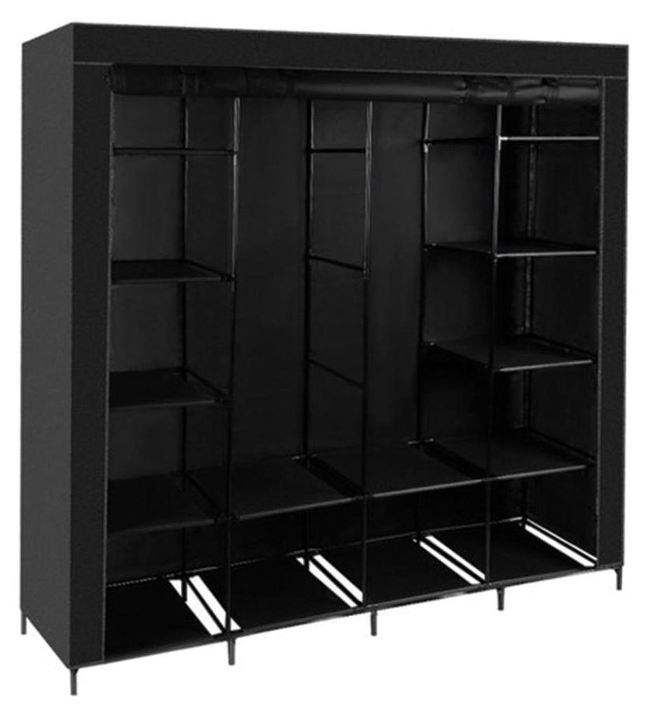 RUHHY 23740 Doppelgarderobe für Kleidung 170×170×42 cm Produktbild 