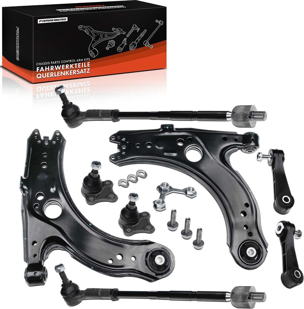Frankberg 1x Querlenker Satz Vorderachse für VW Bora Variant Golf IV New Beetle Audi A3 Seat Leon Toledo II