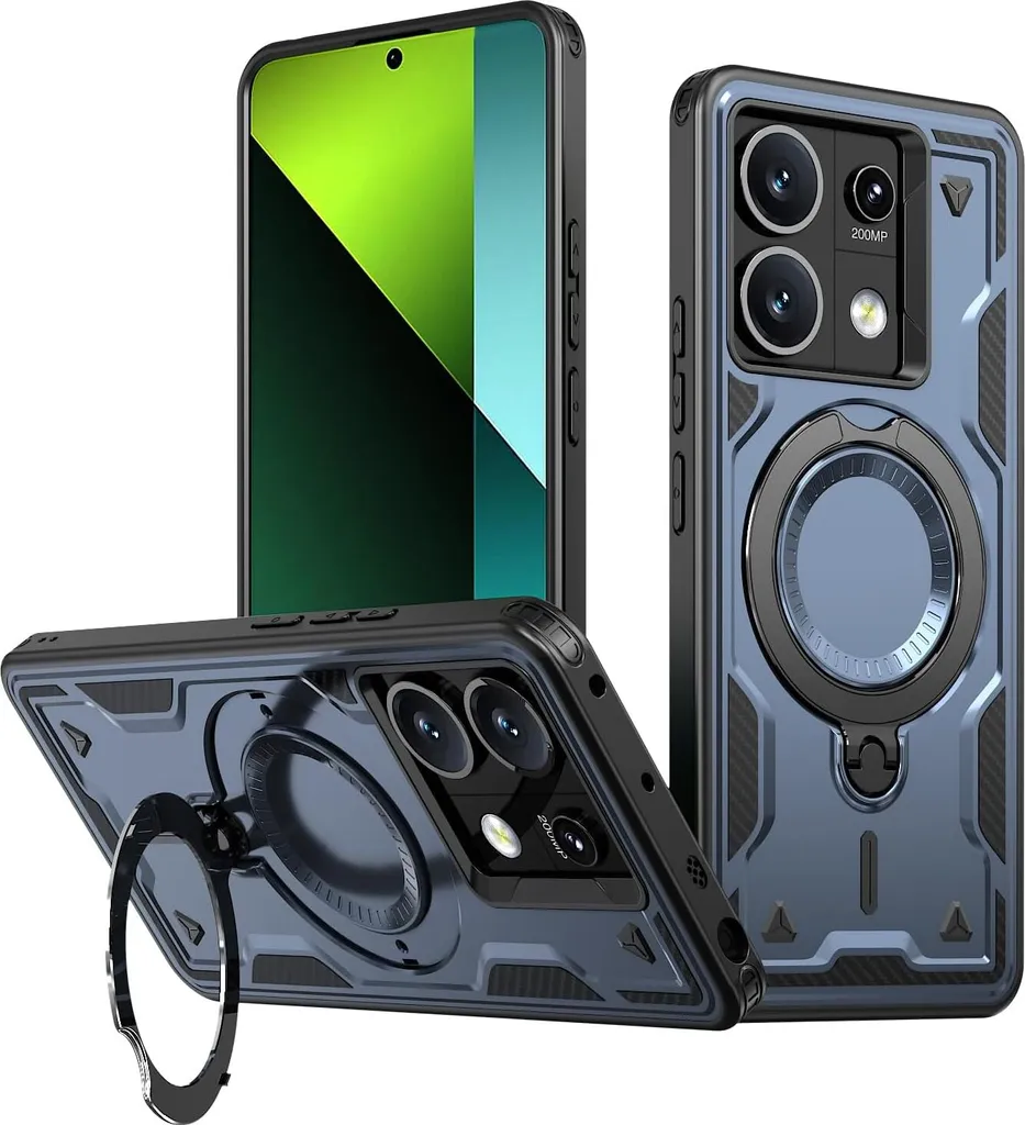Custodia Xiaomi Redmi Note 13 Pro 5G Tactical Blue Magnetica