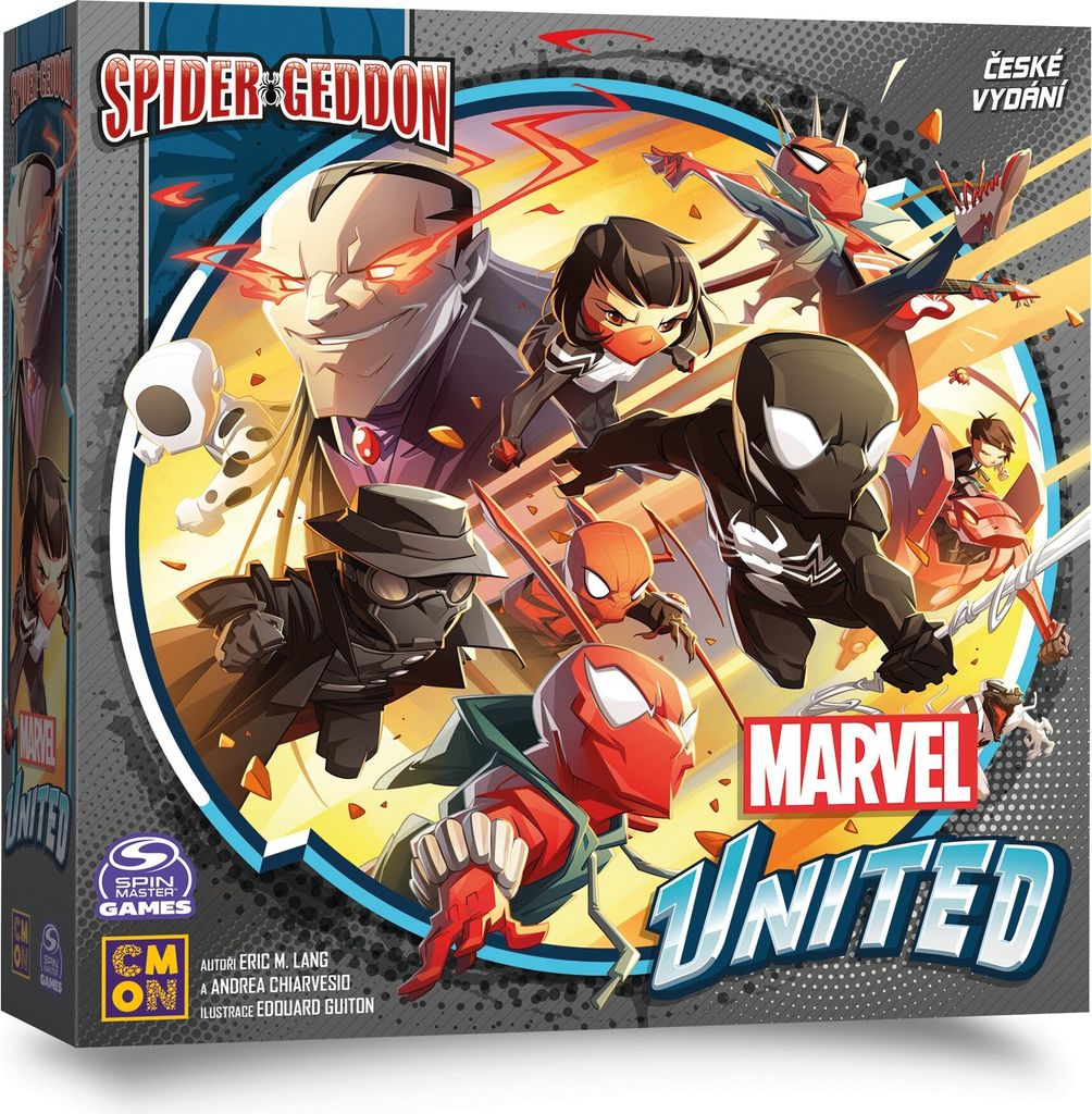 Marvel United Brettspiel – Kooperatives Spiel mit 6 Heldenfiguren für 1-4 Spieler