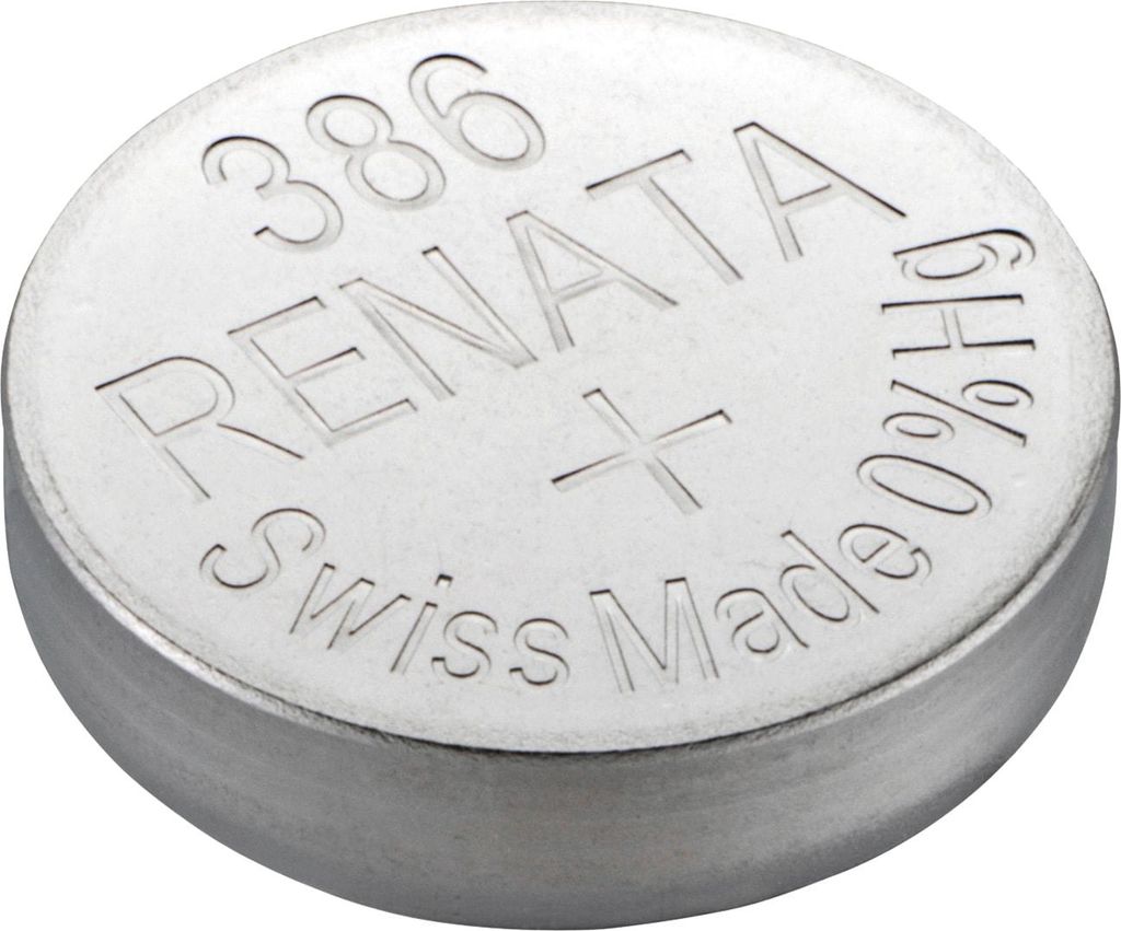RENATA Knopfzelle 386, 130mAh, Silberoxid Produktbild 