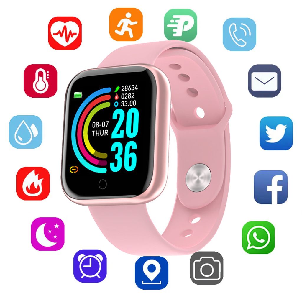 Smartwatch Armband Sportuhr Pulsuhr Blutdruck Fitness Tracker Für Adult Kinder 