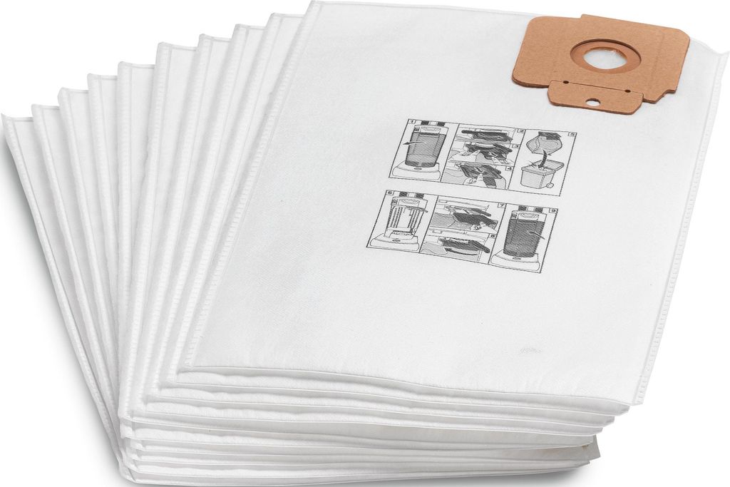 Kärcher Sacs de filtration en non-tissé 10 pces 6.904-305.0 Image du produit 