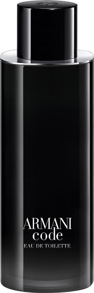 A black bottle of Armani Code Eau de Toilette.