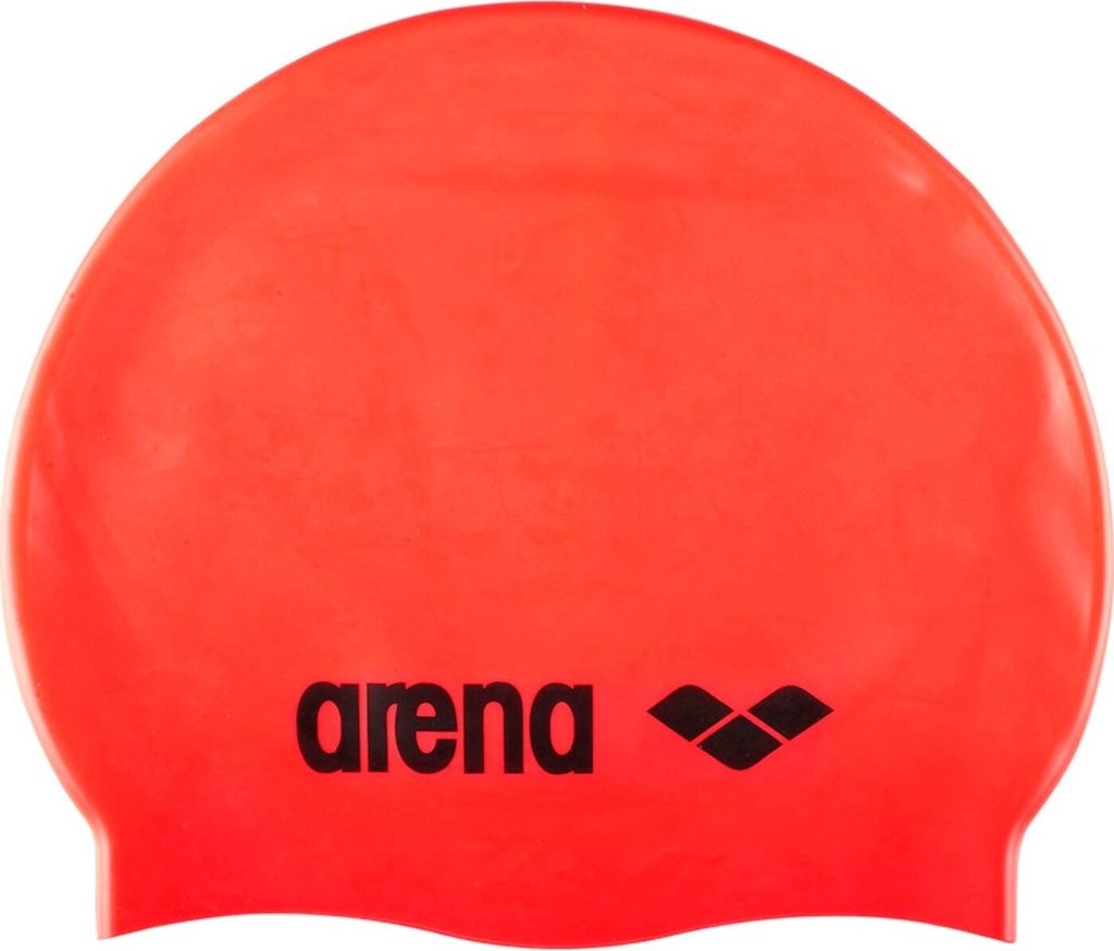 Arena Classic siliconen pet, zwart, oranje, unisex, Productafbeelding 