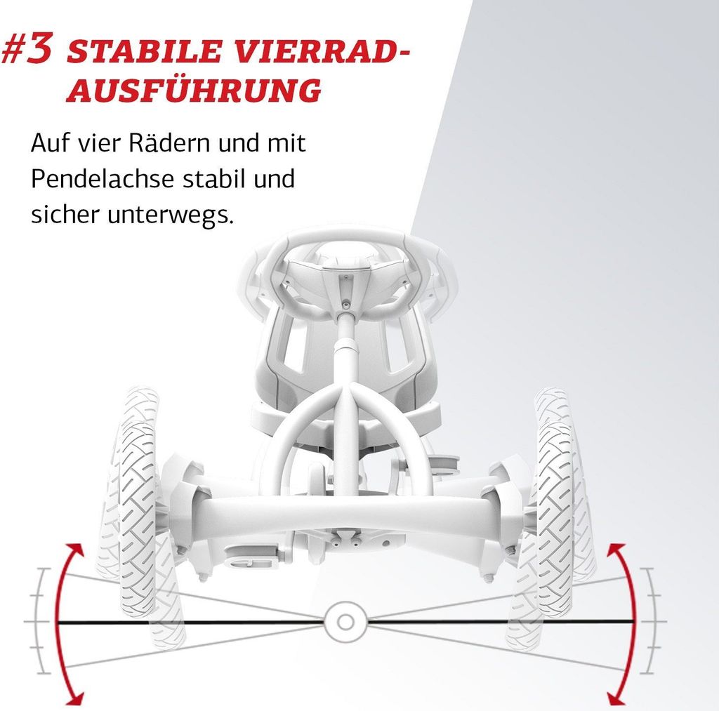 Gokart / Pedal-Gokart Buddy Cross gelb BERG toys Produktbild 20