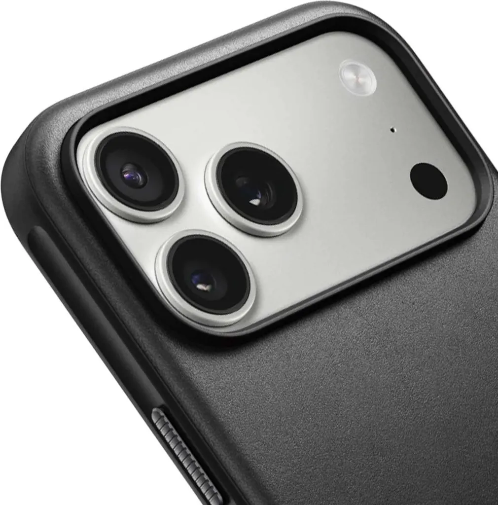 Nomad Modern Leather Case iPhone 17 Pro Max Black - MagSafe Edition - 11