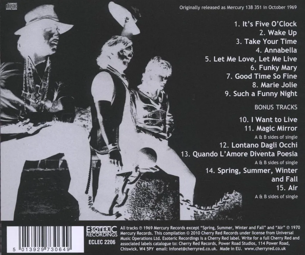Aphrodite's Child It's Five O'Clock CD Album Expanded Reissue Remaster - 2