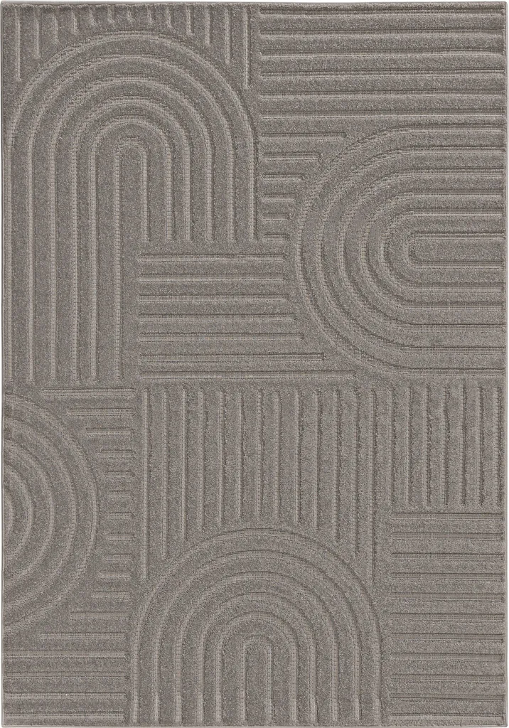 Tapis Antidérapant Gris Clair 140x200 cm Interiyou Lecce - Protège vos Sols