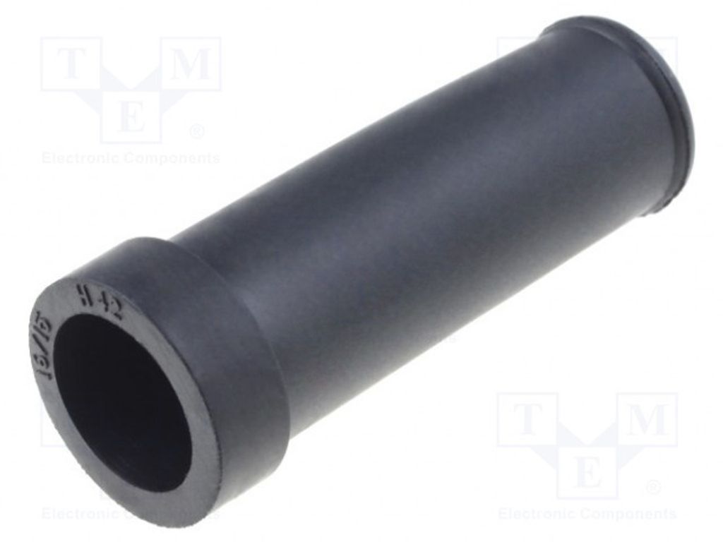Knickschutztülle; Kautschuk; schwarz; -20÷80°C; 13÷15mm 52002050 Durchführungen