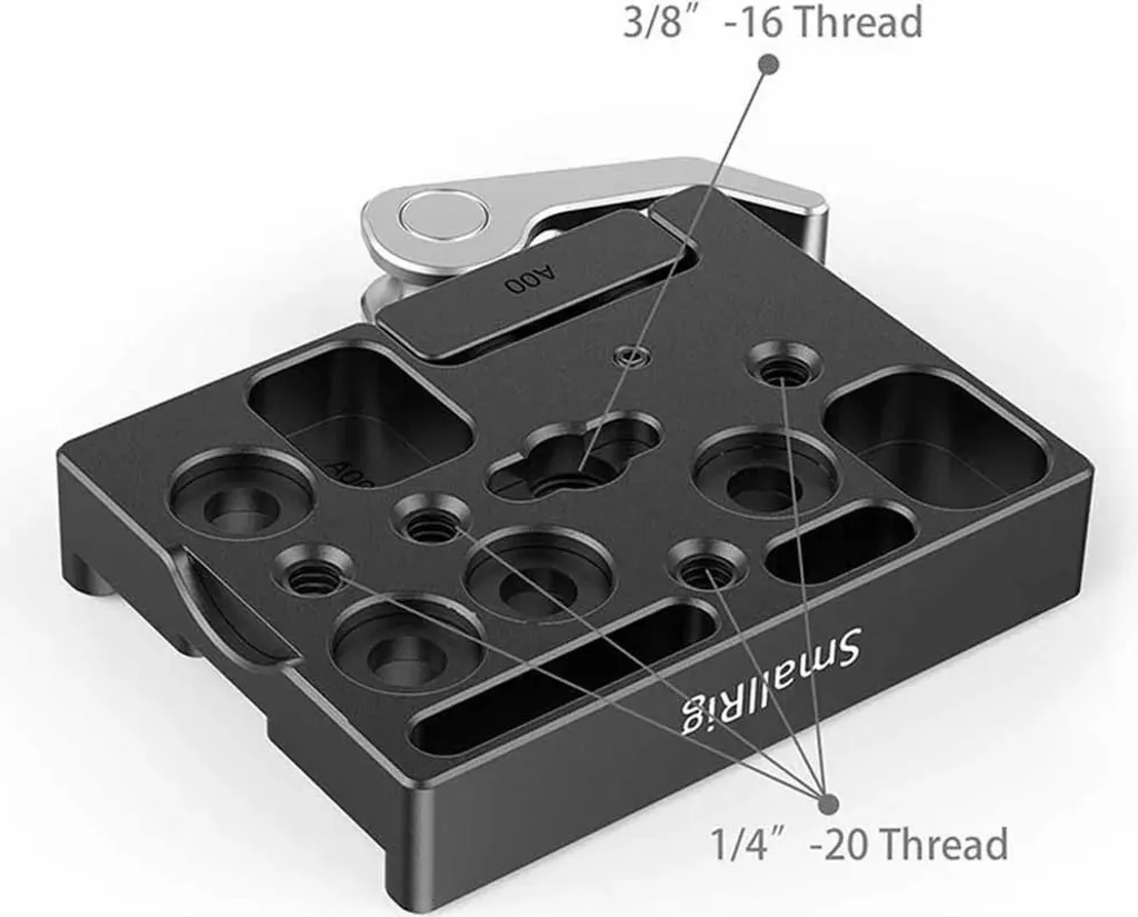 Support de Fixation Rapide SmallRig 2143B pour Cage Caméra et Rotule - 5