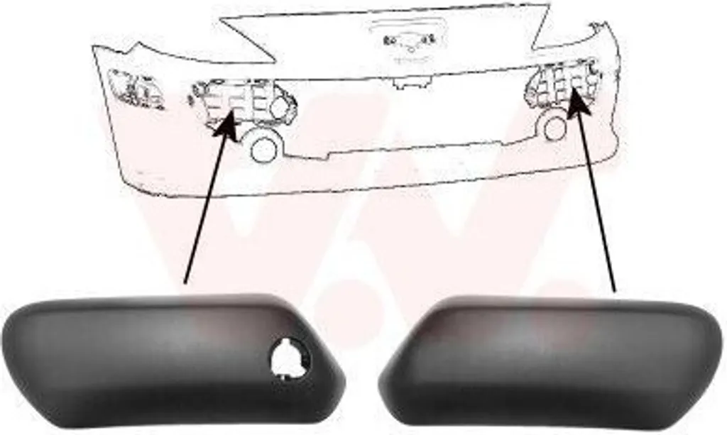 Moulure de Calandre pour Rénovation Carrosserie - VAN Wezel 4041599