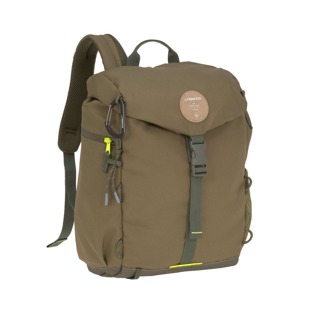 Lässig Outdoor Backpack Wickelrucksack mit Wickelunterlage Olive