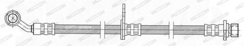 FERODO FHY3213 Bremsschlauch für HONDA CIVIC VII Hatchback (EU, EP, EV) CIVIC VIII Stufenheck (FD, FA) CIVIC VII Coupe (EM2) Civic VII Limousine