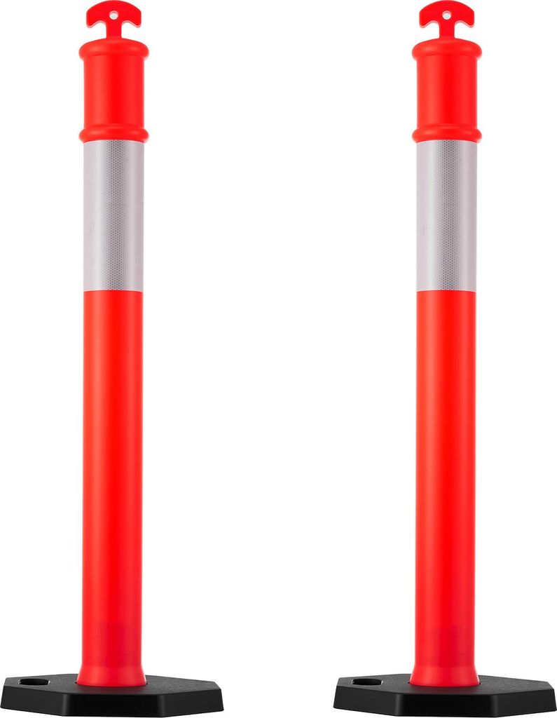 SucceBuy sloupky pro řízení dopravy 2 kusy (114 cm) s Obrázek produktu 