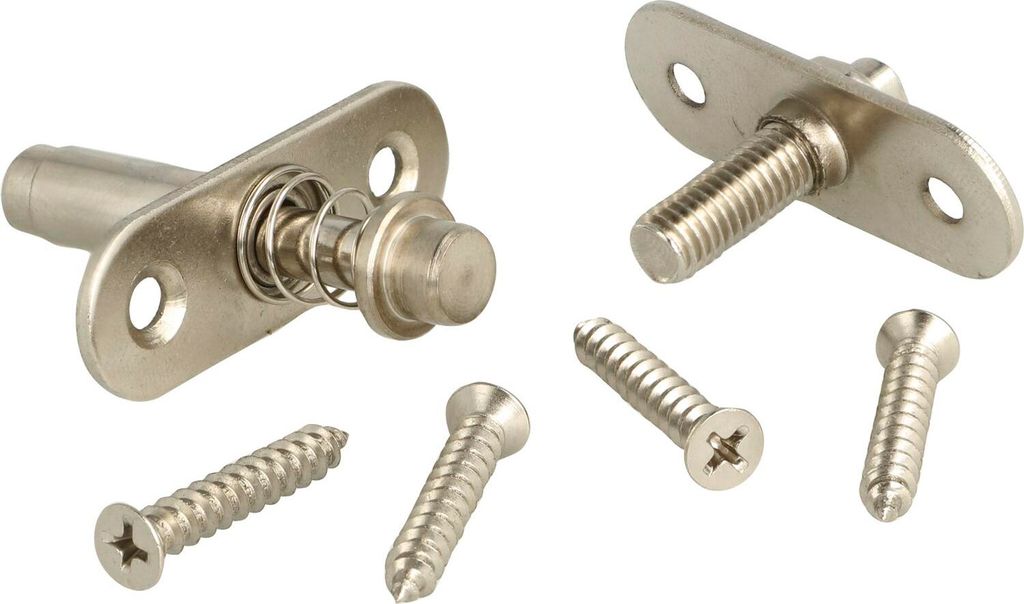 Siso Lamellendrehbeschlag, Drehgelenk für für 22 mm Lamellen Raumteiler, 360 Grad drehbar, Höhenverstellung 4-20mm, Stahl verzinkt